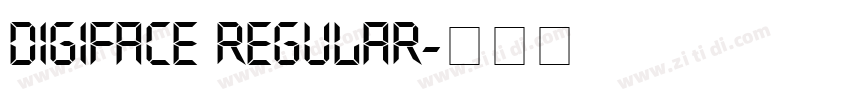Digiface Regular字体转换